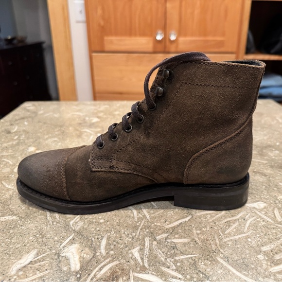 Thursday Boot Company Captain Dark Olive Suede - Picture 13 of 15